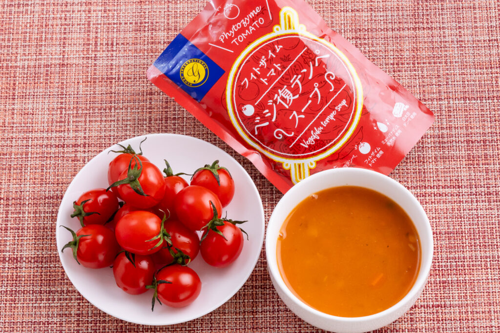 『フィトザイムトマト』『ベジ復テンペスープ』がメディアで紹介されました！